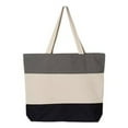 thumbnail image 1 of Q-Tees Unisex 11L Tri-Color Tote, 1 of 3