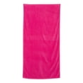thumbnail image 1 of Q-Tees - Velour Beach Towel - Color - Hot Pink - Size - One Size, 1 of 2