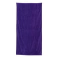 thumbnail image 1 of Q-Tees - Velour Beach Towel - Color - Purple - Size - One Size, 1 of 2