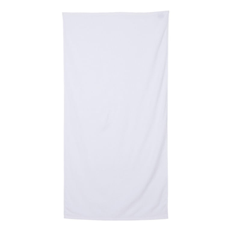 White beach towel deals