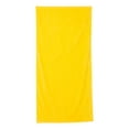 thumbnail image 1 of Q-Tees - Velour Beach Towel - Color - Yellow - Size - One Size, 1 of 4