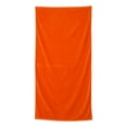 thumbnail image 1 of Q-Tees Velour Beach Towel QV3060 Orange One Size, 1 of 4