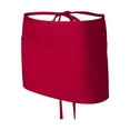 thumbnail image 1 of Q-Tees - Waist Apron with Pockets - Q2115 - Red - Size: One Size, 1 of 3