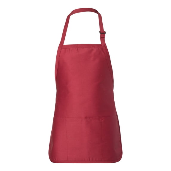 Q-Tees Women's Full Length With Pouch Apron, Style Q4250