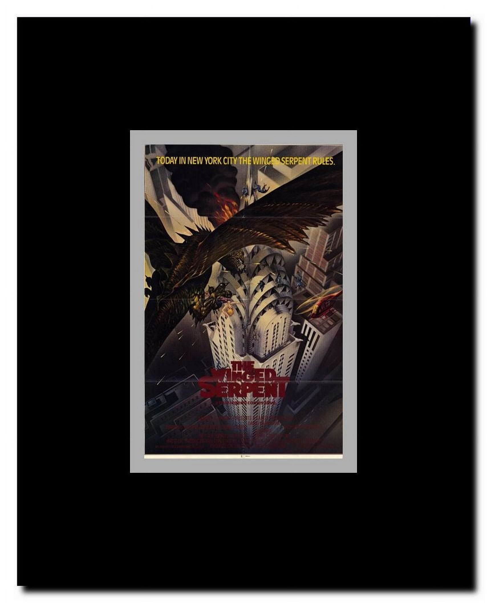 Q (The Winged Serpent) Framed Movie Poster