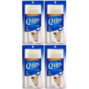 Q-Tips Antimicrobial Cotton Swabs, 300 Count Pack of 4
