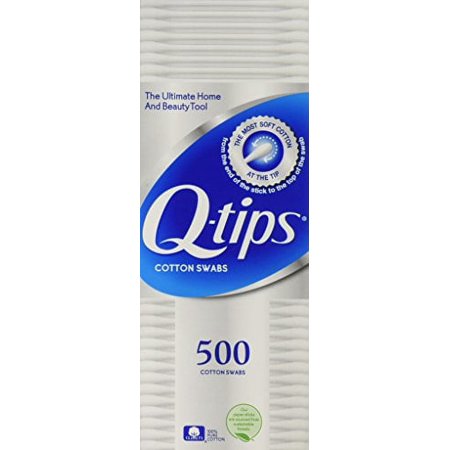Q-tips Cotton Swabs, 500 Count (Pack of 2)