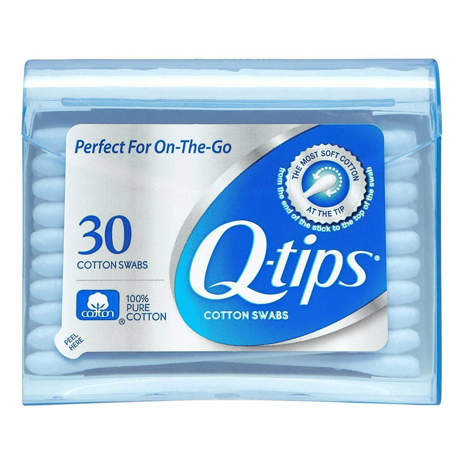 Q-tips® Cotton Swabs Travel Size Purse Pack, 30 ct - Baker's