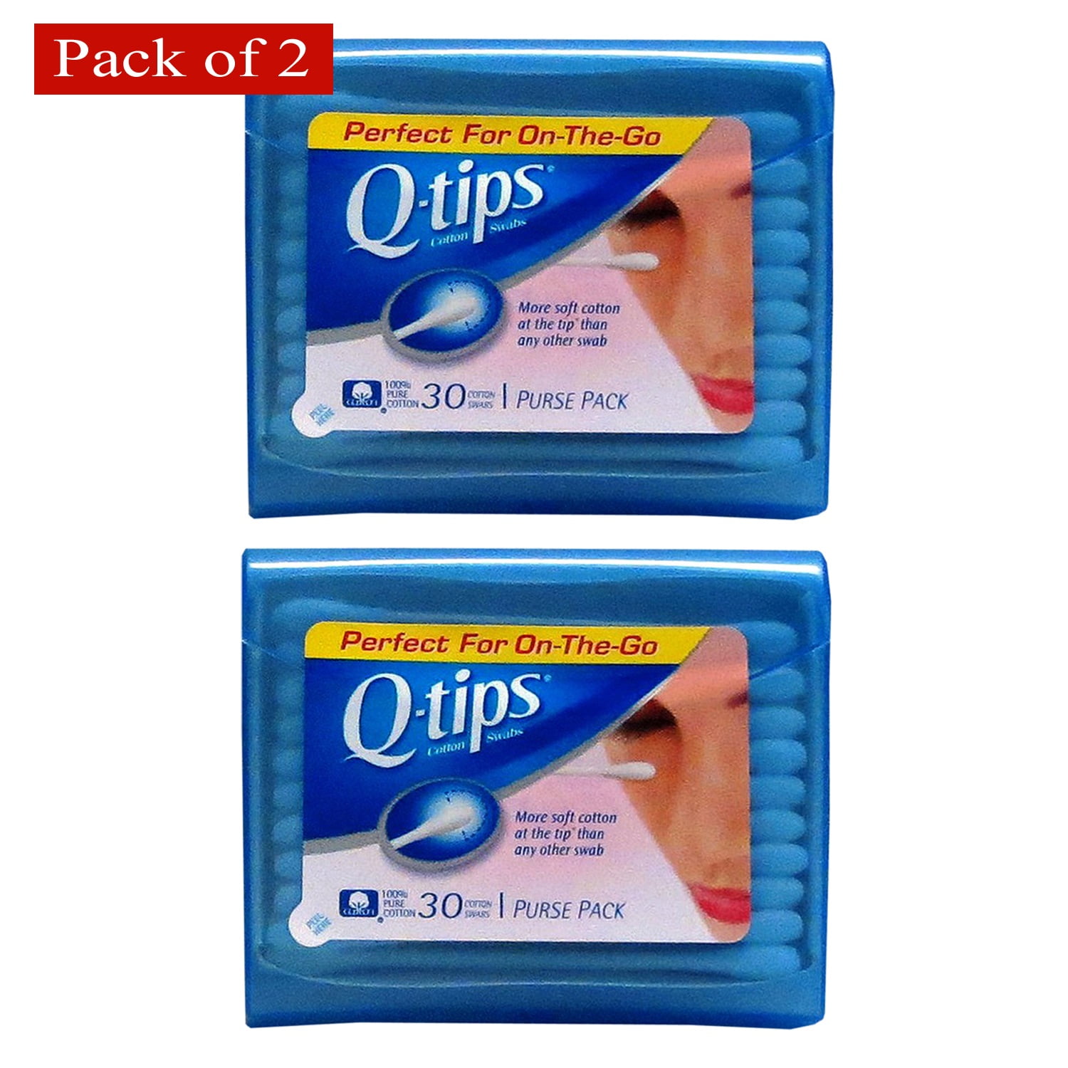 Q-Tips Cotton Swabs 30 Count (Pack of 2)
