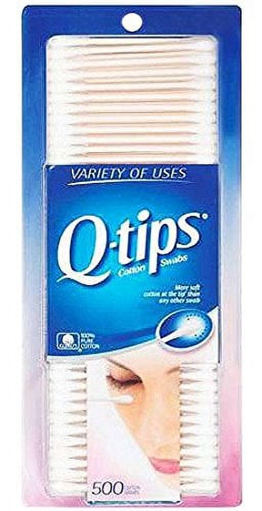 Q-Tips Cotton Swabs, 500 Count, (Pack of 2) - image 1 of 7