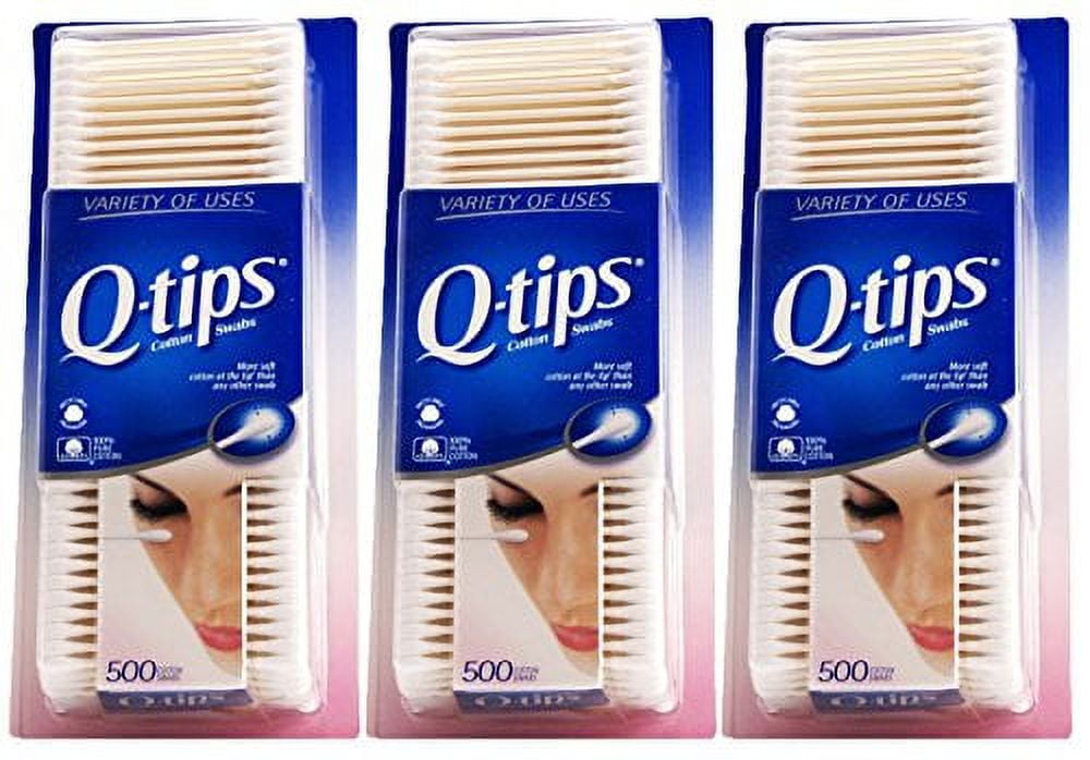 Q Tips Cotton Swabs Size 500s Q-Tips Cotton Swabs 500ct