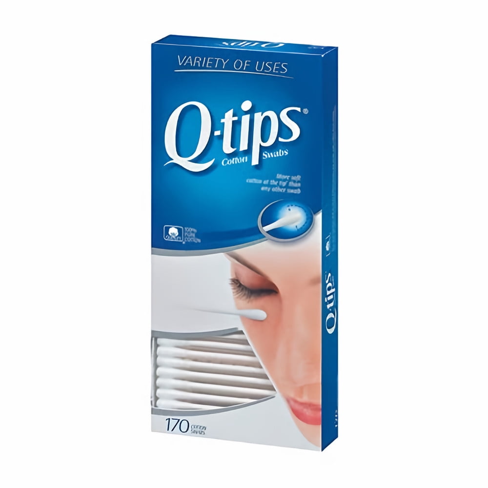 Tips Inq Tips Q-Tips Q-Tips Flexible Cotton Swabs, 170 each (Pack of 10) - Walmart.com