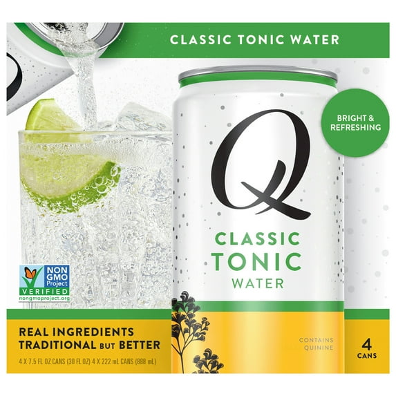 Q Tonic Classic Tonic Water 4-Pack 30 fl oz (Pack Of 6)