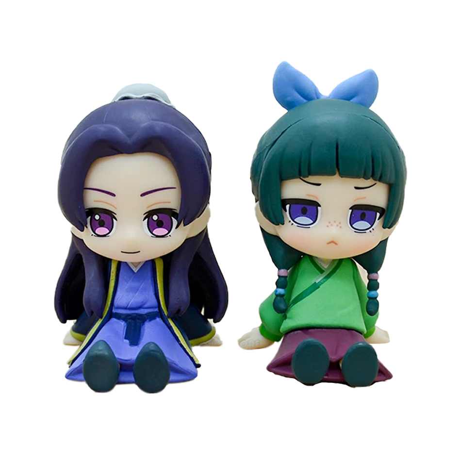 Q Version The Apothecary Diaries Maomao Jinshi Mini Figure Anime Periphery Kawaii Sitting Toys Desktop Car Ornaments Model Gifts