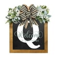 thumbnail image 1 of Q Wooden Last Name Plaque For Front Door Wreath Decorative Hanging Sign Year Round Home Decor Alphabet Letters A To Z, 1 of 1