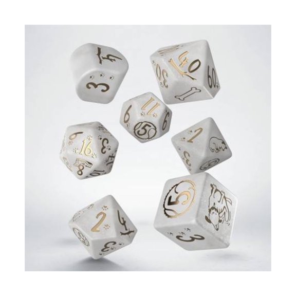 Q-Workshop Dogs Poly Dice Set - Charlie (7) New