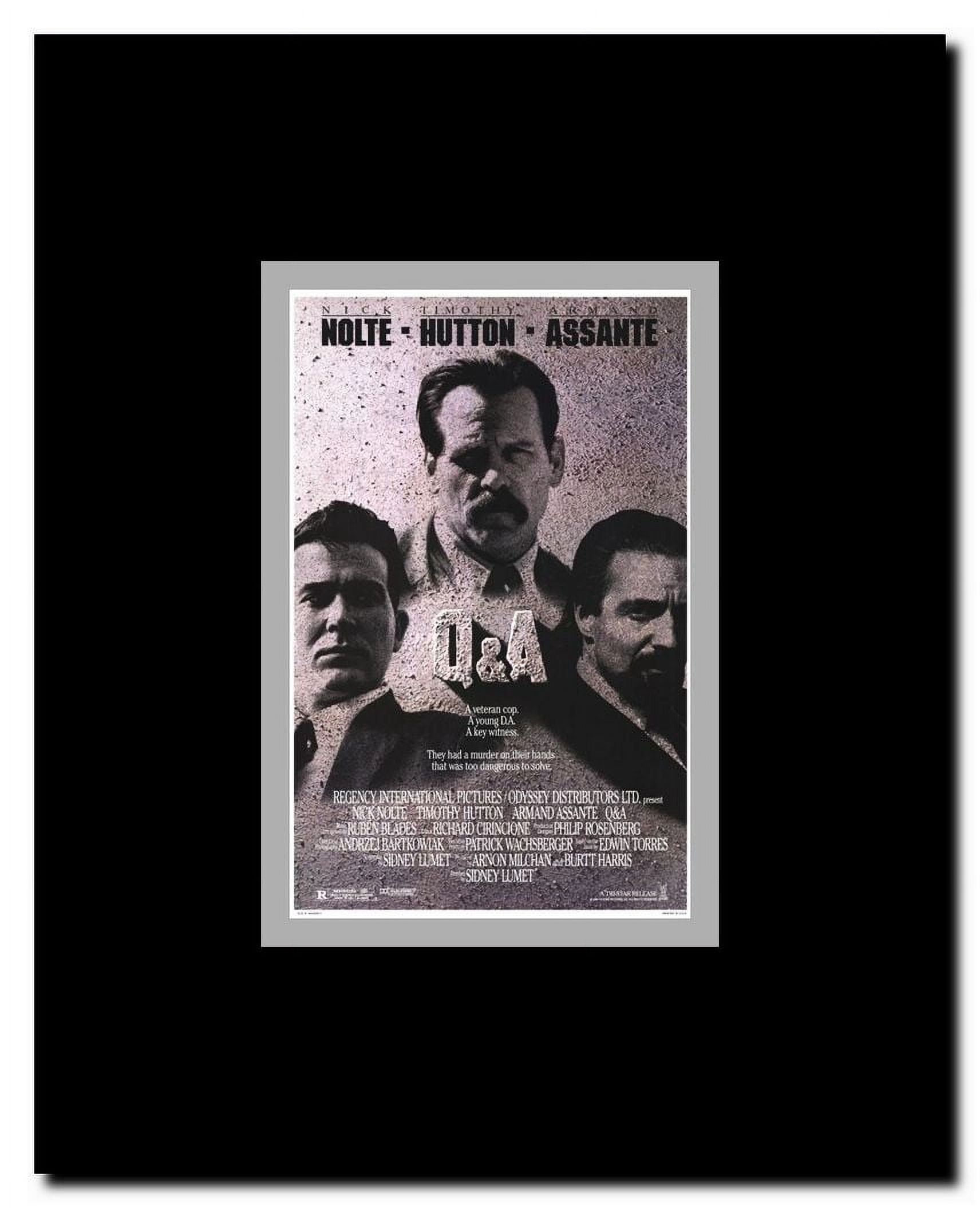 Q and A Framed Movie Poster