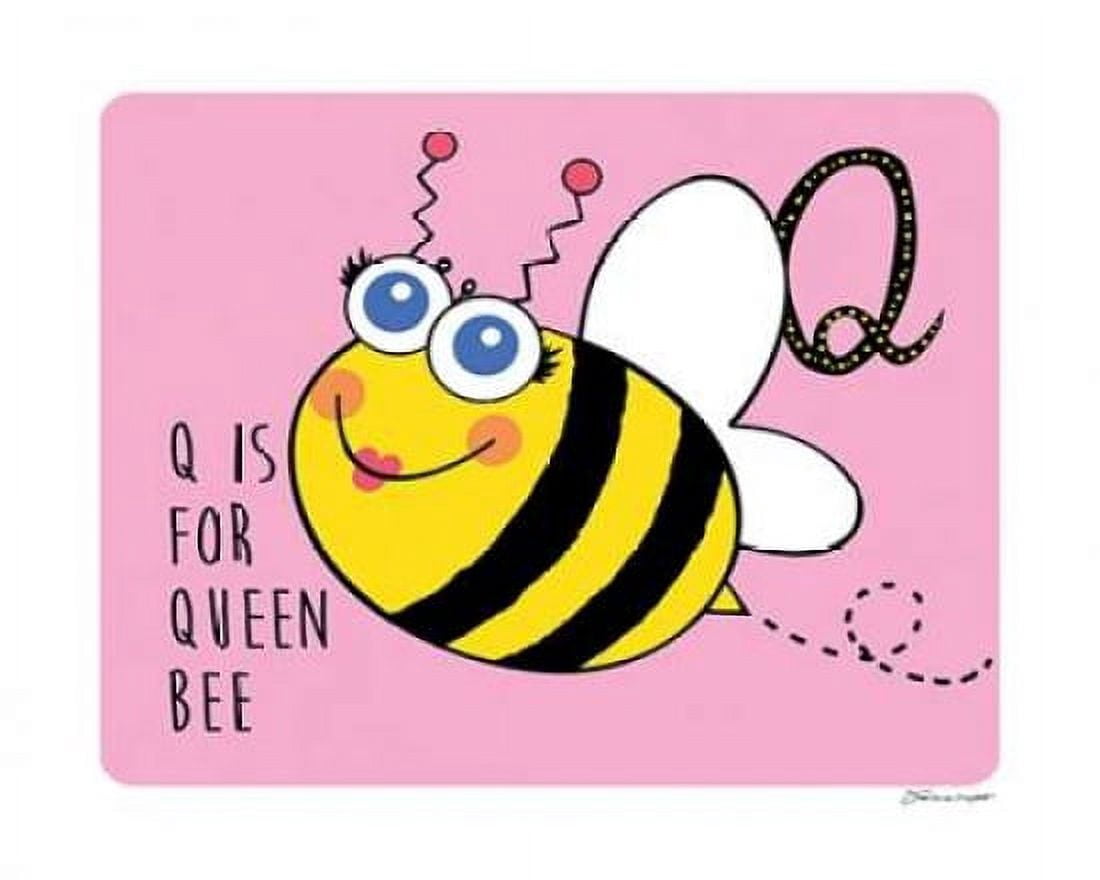 Q is For Queen Bee Canvas Art - Stephanie Marrott (24 x 30)