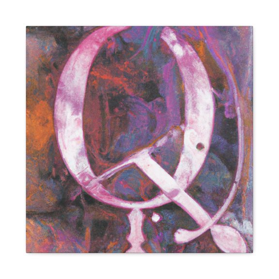 "Q regal in Rococo" - Canvas