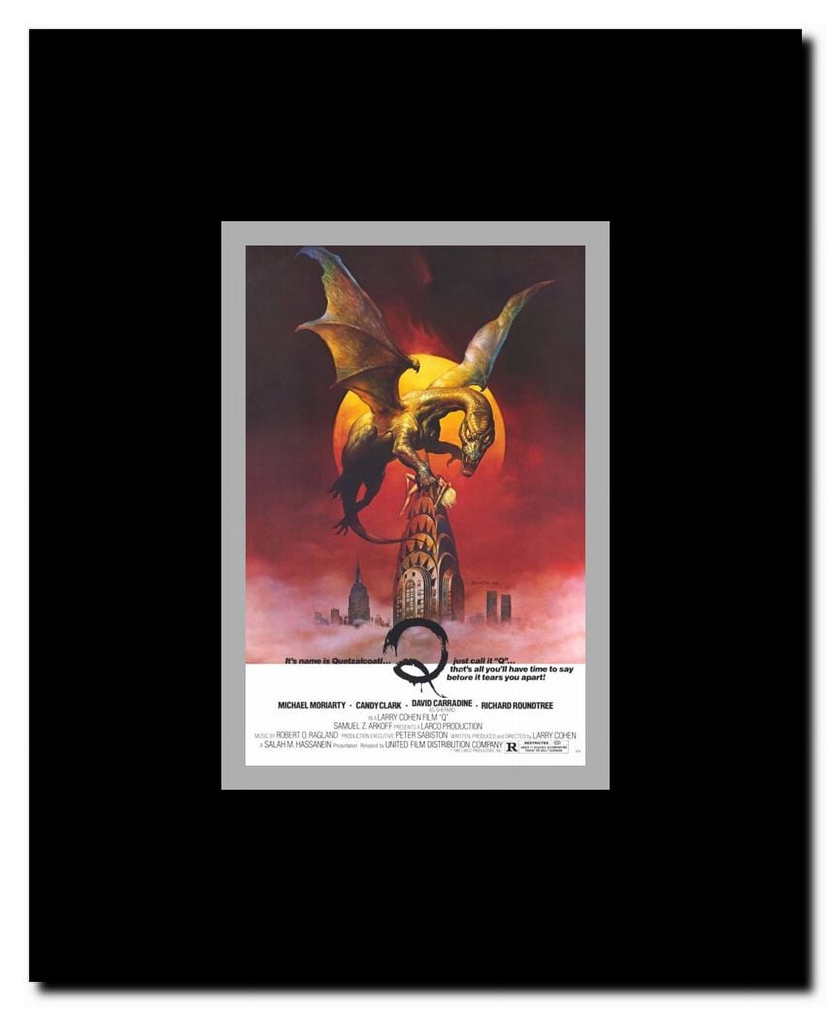 Q (the Winged Serpent) Framed Movie Poster