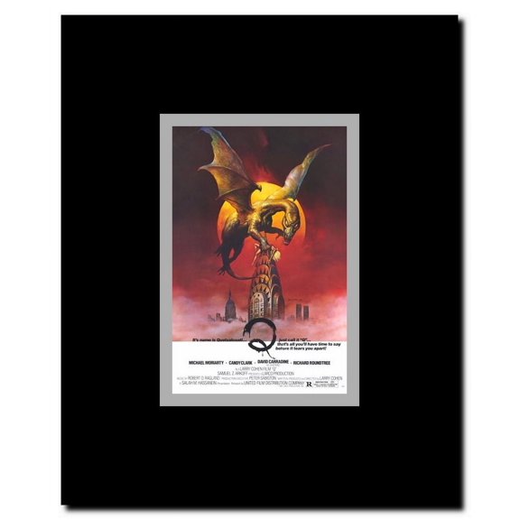 Q (the Winged Serpent) Framed Movie Poster