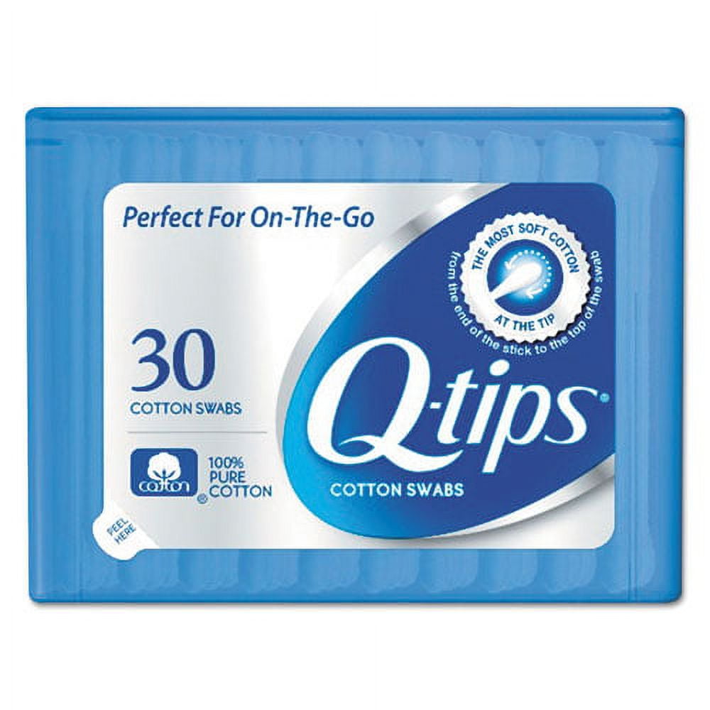 Cotton Swabs, 30/Pack, 36 Packs/Carton Cotton Swabs, 30/Pack, 36 Packs/Carton