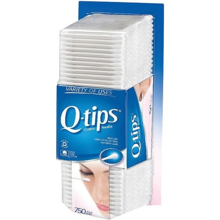 Q-tips Cotton Swabs - 1 / Pack - White - Cotton | Bundle of 10 Packs