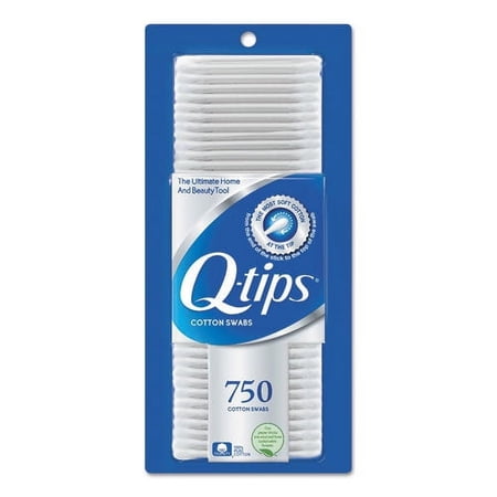 Q-tips Cotton Swabs, 750/Pack, 12/Carton (09824CT)