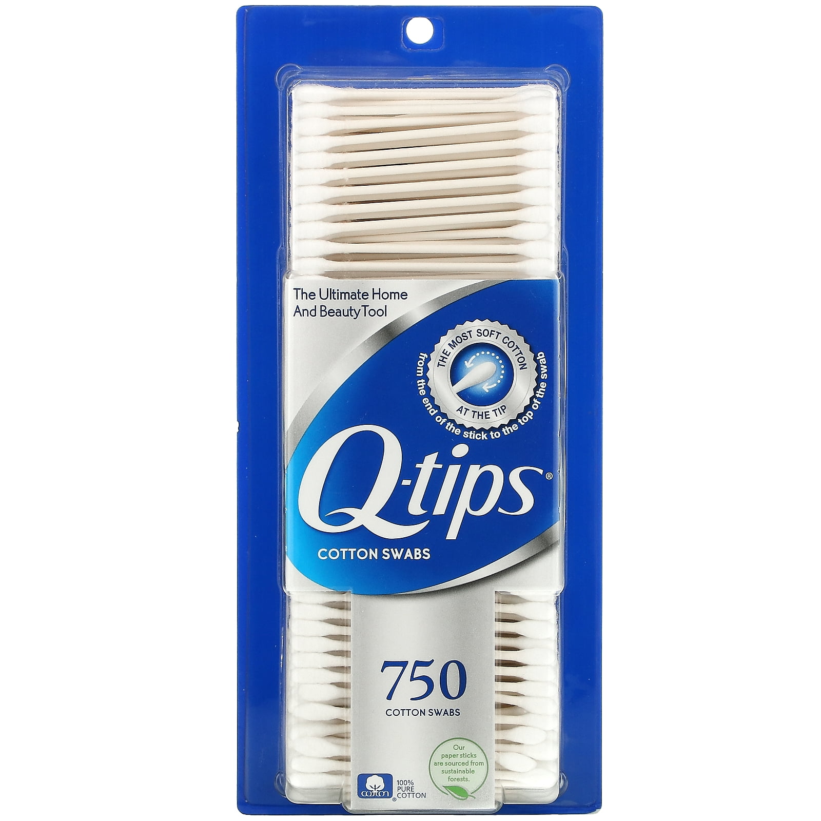 Qtips, Cotton Swabs, 750 Swabs