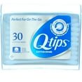 Qtips Large Cotton Sticks Precision Swabs Purse Pack, 60 Count