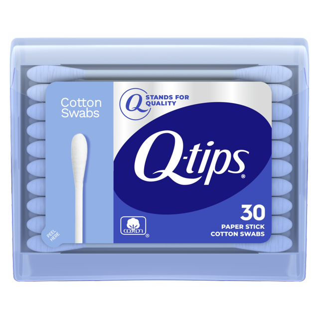 Qtips Travel Size Toiletries Cotton Swabs, Original, for Home, First Aid and Beauty, 100