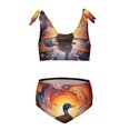 thumbnail image 1 of Q-version Funny Little Yellow Duck Girls' 2-Piece Tankini Swimsuit, 1 of 6