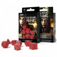 thumbnail image 1 of Q-workshop QWOSCLR2A Classic Runic Dice, Red & Blue - Set of 7, 1 of 2