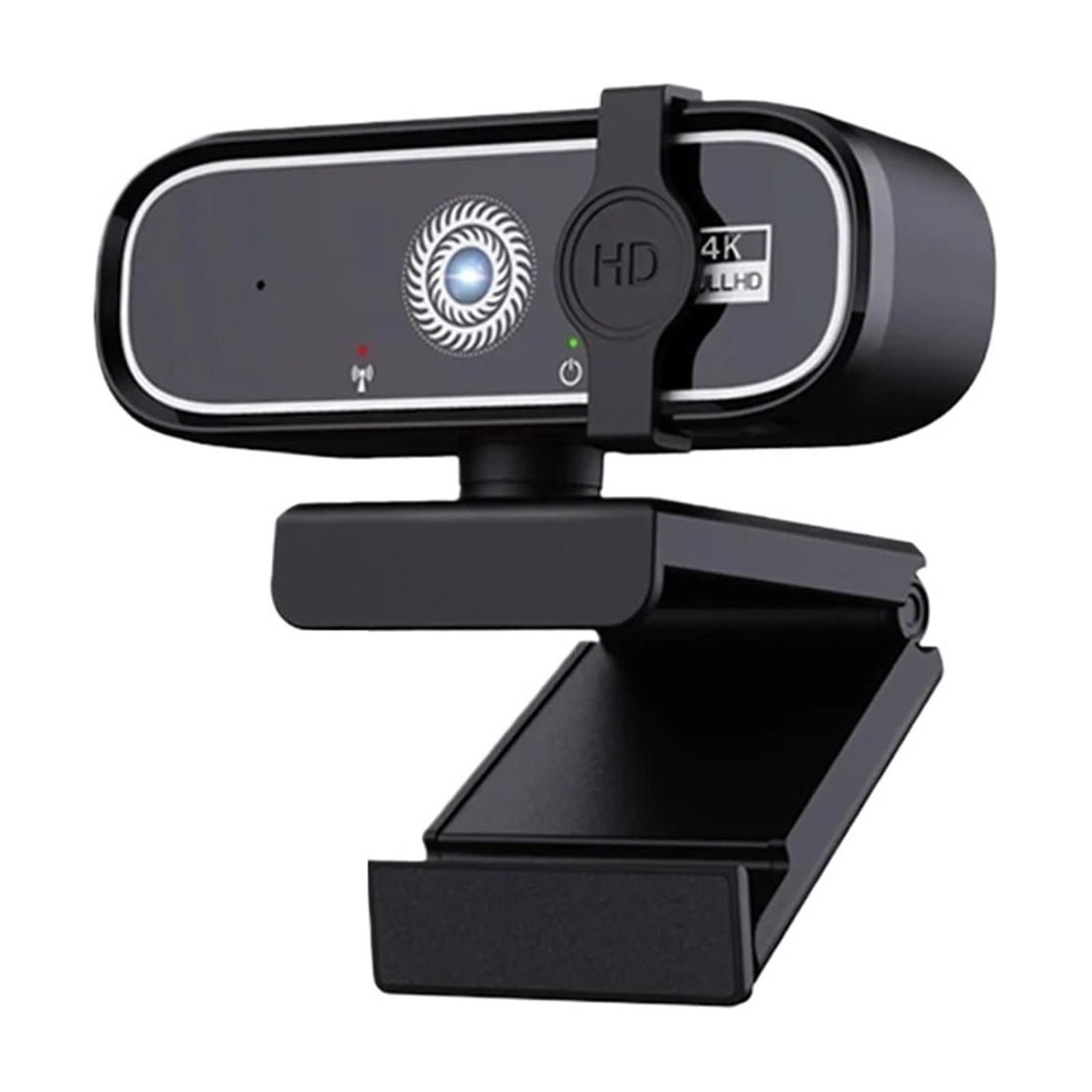 Q1 4K Webcam with Auto  & Noise-Canceling Mic, Privacy Cover, Adjustable Base for PC/Laptop/Zoom,  & Play, Free