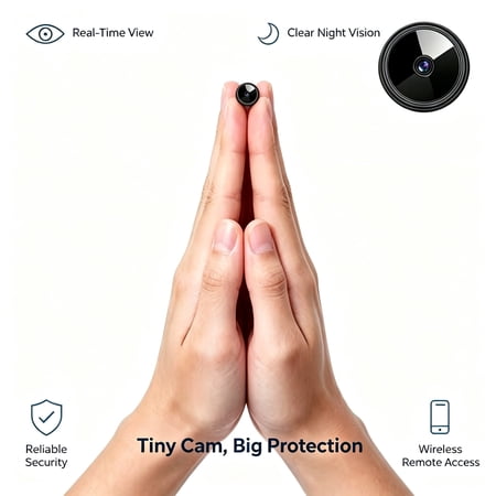 Q10 4K HD WiFi Baby Monitor Camera, Compact Portable Baby Safety Cam with Night Vision, Two-Way Audio, AI Cry & Motion Detection, App Remote Viewing, for Nursery