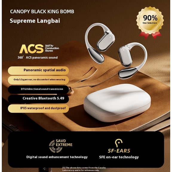 Q11 Ear Hook Ultra-long Life Battery Digital Display Noise-reduction Bluetooth Headset