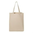 thumbnail image 1 of Q125400 Shopper Tote Unisex Adult 273L Gusseted Jumbo Canvas Shopper, 1 of 3