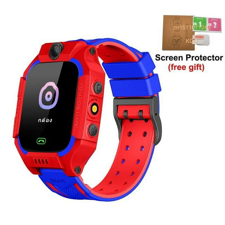 Q19 Q15 Q12 Smart Phone Watch lbs Position Camera SOS PK Q29 Q90 Baby Phone Children 2G Smartwatch Boys Girls Gifts Size 1PC Multi languages Red
