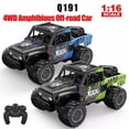 thumbnail image 1 of Q191 Remote Control Car 2.4G 360° Rotation Waterproof Remote Control Car Multi-terrain Off-road Climbing Car Vehicle Exploring Conquering Land And Water Blue, 1 of 5