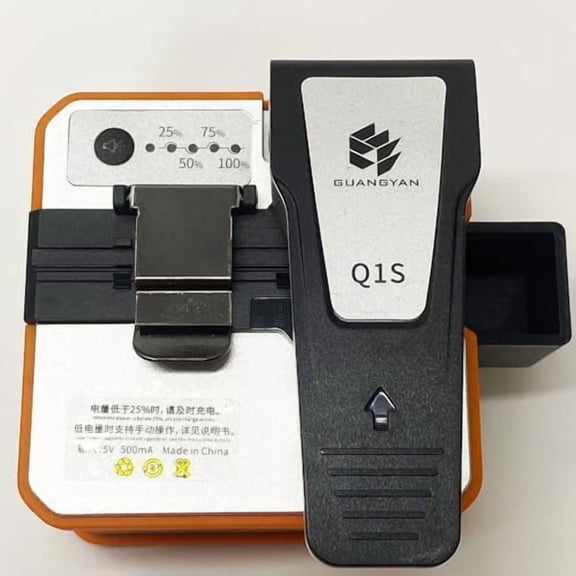 Q1S Fully Automatic Electric Fiber Optic Cleaver Rechargeable Optic Cable Cutter FTTH Optical Fiber Cleaver 1 PCS$$Tools & Hardware Other