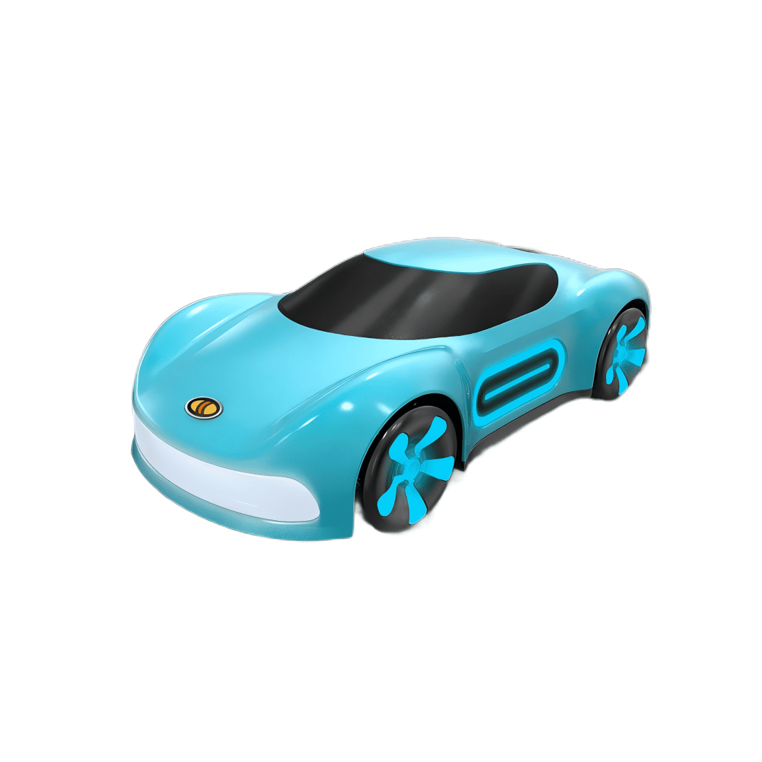 Q206 New Energy Concept RC Car, Smart Spray Light Sports Car Toy with 3.7V 1200mAh Battery, 2.4G Remote Control , Music & LED Effects – For Adults