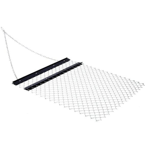 Q235 Steel Drag Harrow 3.6 X 5 Ft for Atv Utv Tractor, Soil Leveling, Seedbed Prep, Ground Maintenance