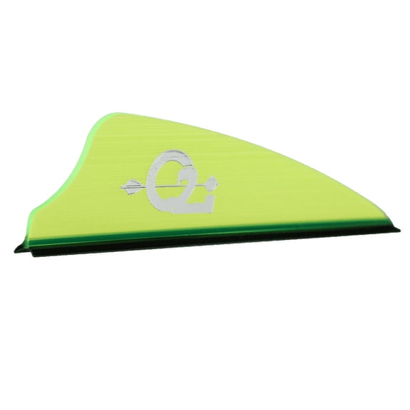 Q2i ZEON Fusion-II Target Archery Vanes-Fletching with Tri-Fusion Tech, , Green (50 Pack)