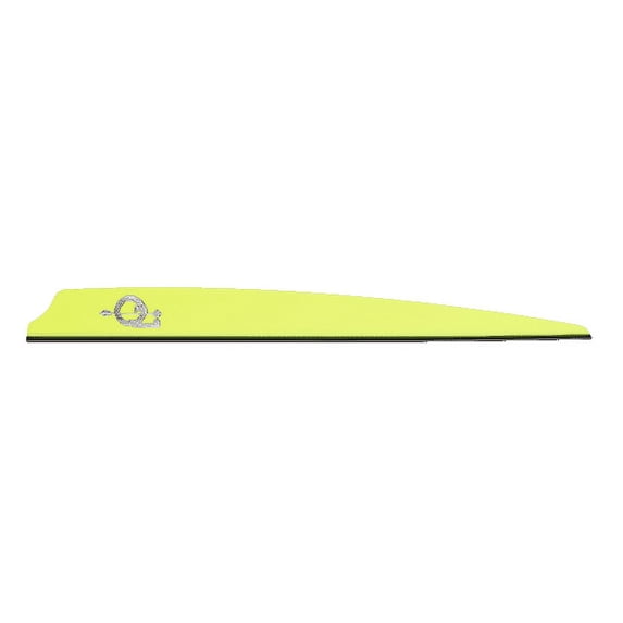 Q2i FUSION X-II SL 4"Target Archery Vanes Premium Arrow Fletching-Yellow-36PK