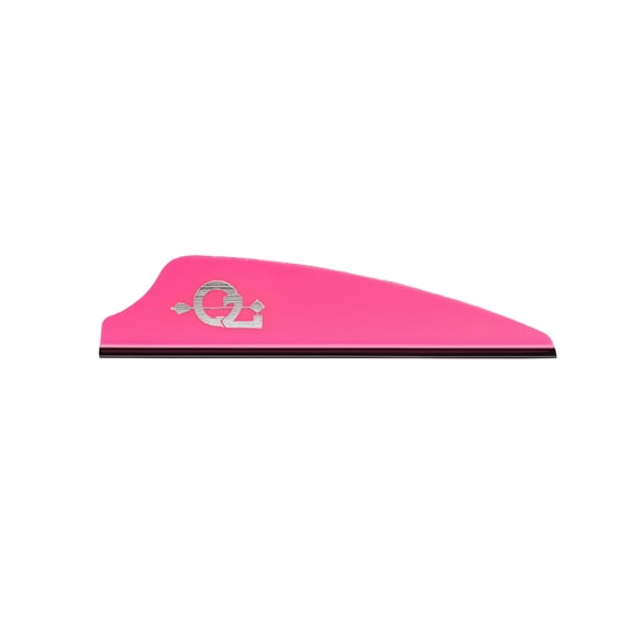 Q2i Fusion X-II 2.1" Target Archery Vanes-Fletching with Tri-Fusion Tech, Pink (36 Pk)