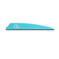 thumbnail image 1 of Q2i Fusion X-II 3.5" Target Archery Vanes-Fletching with Tri-Fusion Tech,Teal 100pk, 1 of 7
