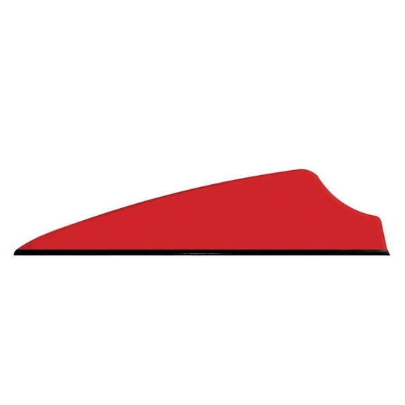 Q2i Q06047 Fusion-XI 100 Pack 2.5" Flo Red Archery Arrow Vanes