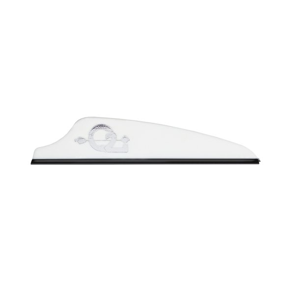 Q2i Rigid Fusion X-II SL | 1.75" | 36pk | WHITE | High-Performance Arrow Fletching Vanes with Tri-Fusion Adhesion Technology for Target Archery