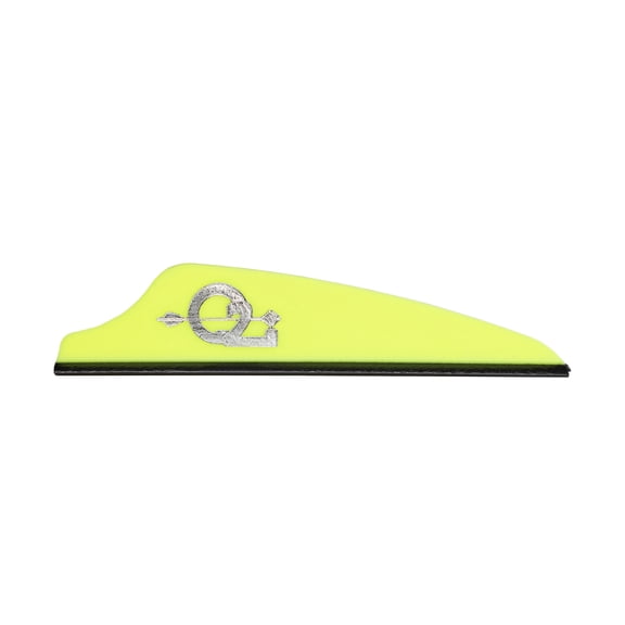 Q2i Rigid Fusion X-II SL | 1.75" | 36pk | YELLOW | High-Performance Arrow Fletching Vanes with Tri-Fusion Adhesion Technology for Target Archery
