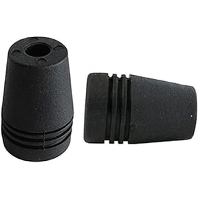 Q2i String Tamer Replacement Stoppers – 2-Pack Durable Rubber Cord Locks with Tri-Fusion Tech for 3/8" Rods